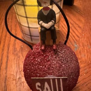 Saw character on red 3 “ sphere