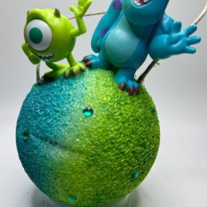Monsters Inc. on 6” blue/green sphere